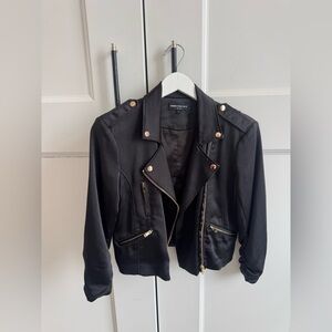 Generation Love jacket, satin, gold hardware, like new, barely worn